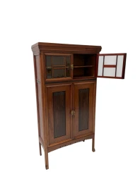 Arts & Crafts Cupboard by Kees Oosschot for J.B. Hillen Amsterdam, 1900s